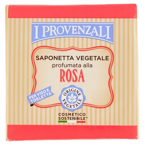I Provenzali Saponetta Vegetale profumata alla Rosa 125 g